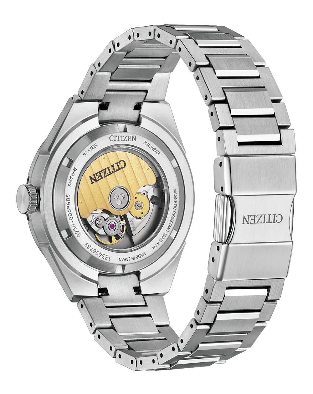Citizen Series 8 Automatic Stainless Steel Black Watch NA1036- 56E