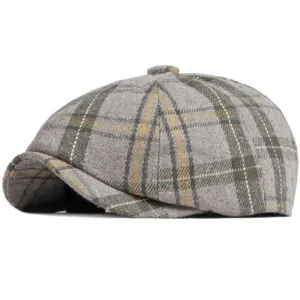 Clapton Cotton Newsboy Cap boater hat with bow in beach sunlight