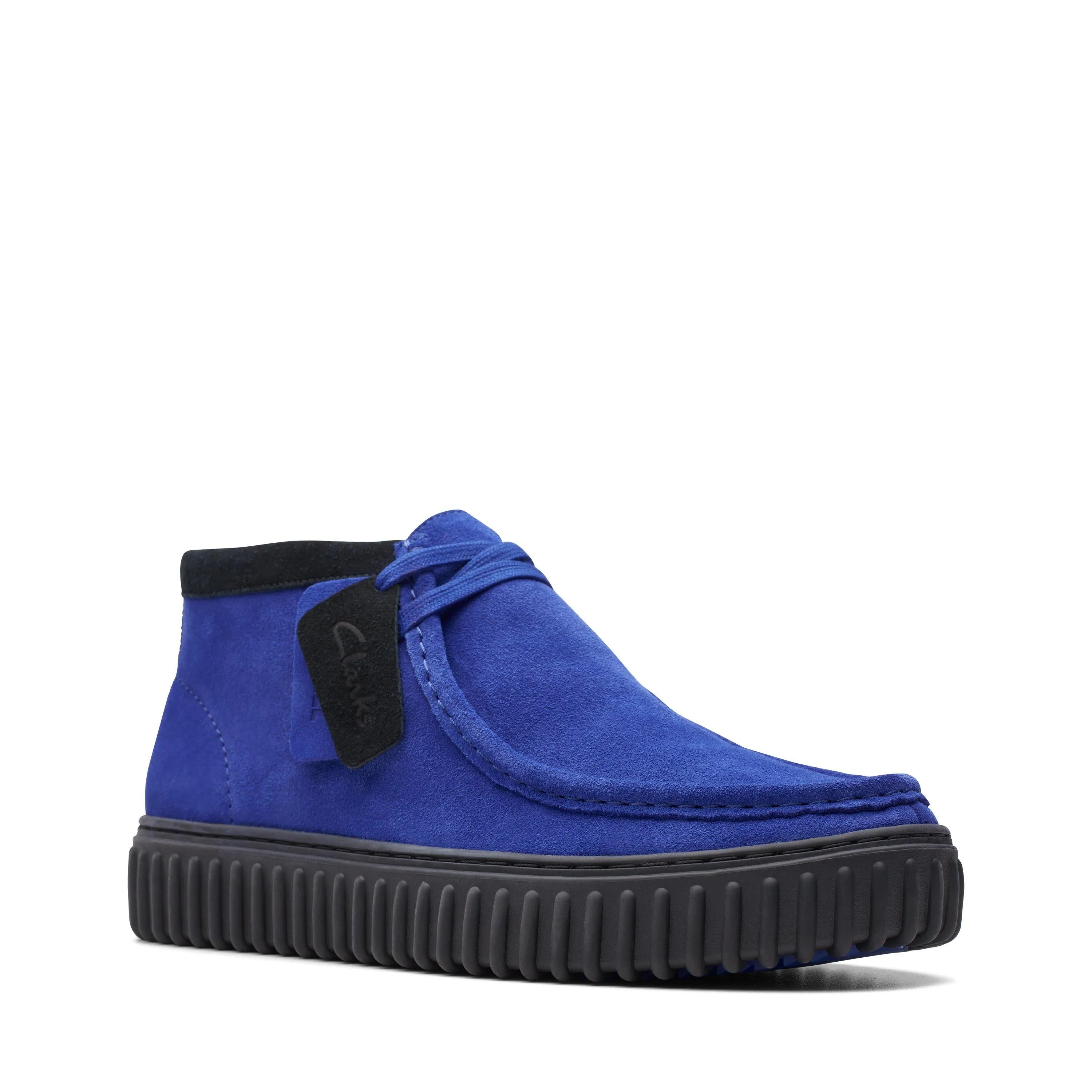 Clarks Torhill Hi en daim bleu