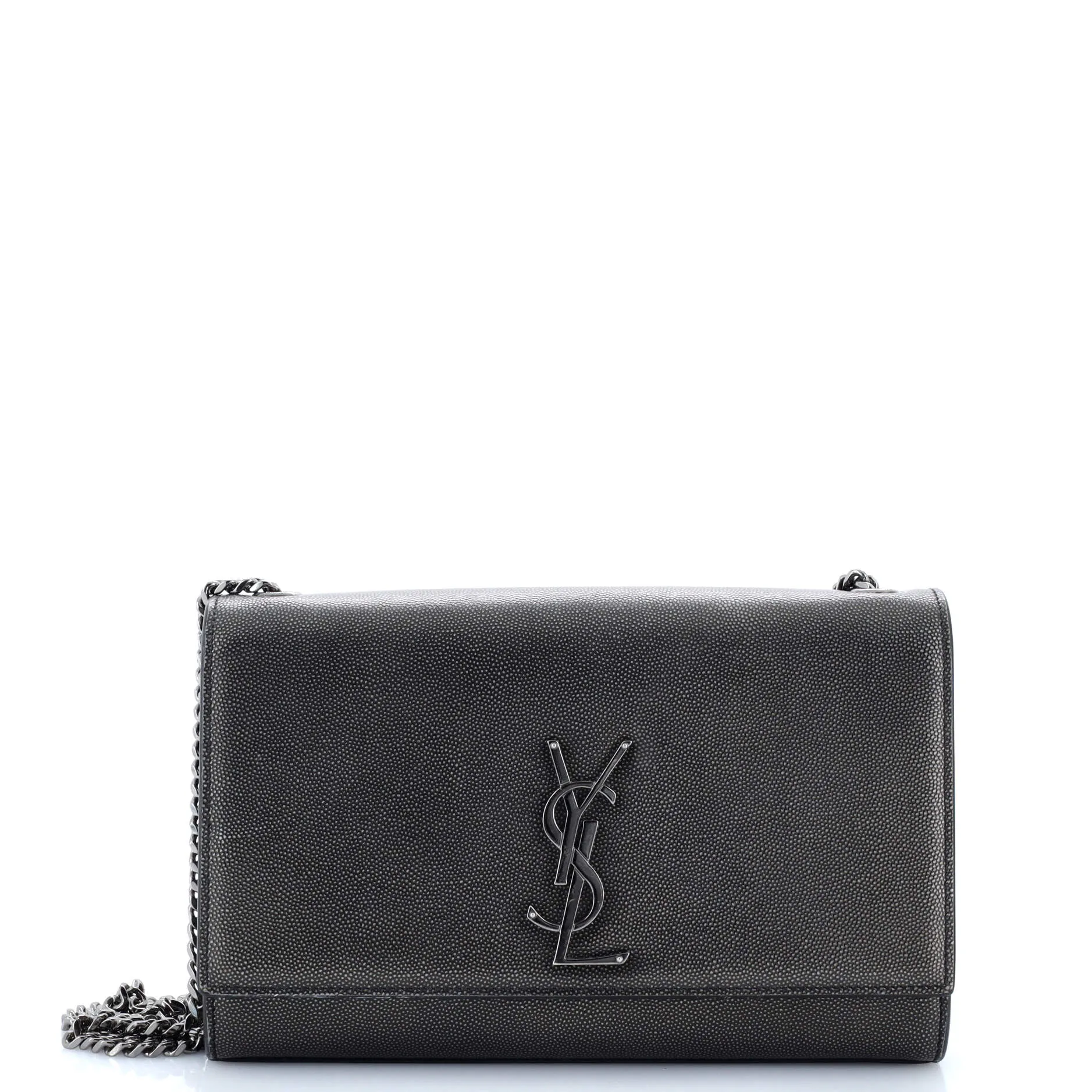 Classic Monogram Crossbody Bag Grainy Leather Medium