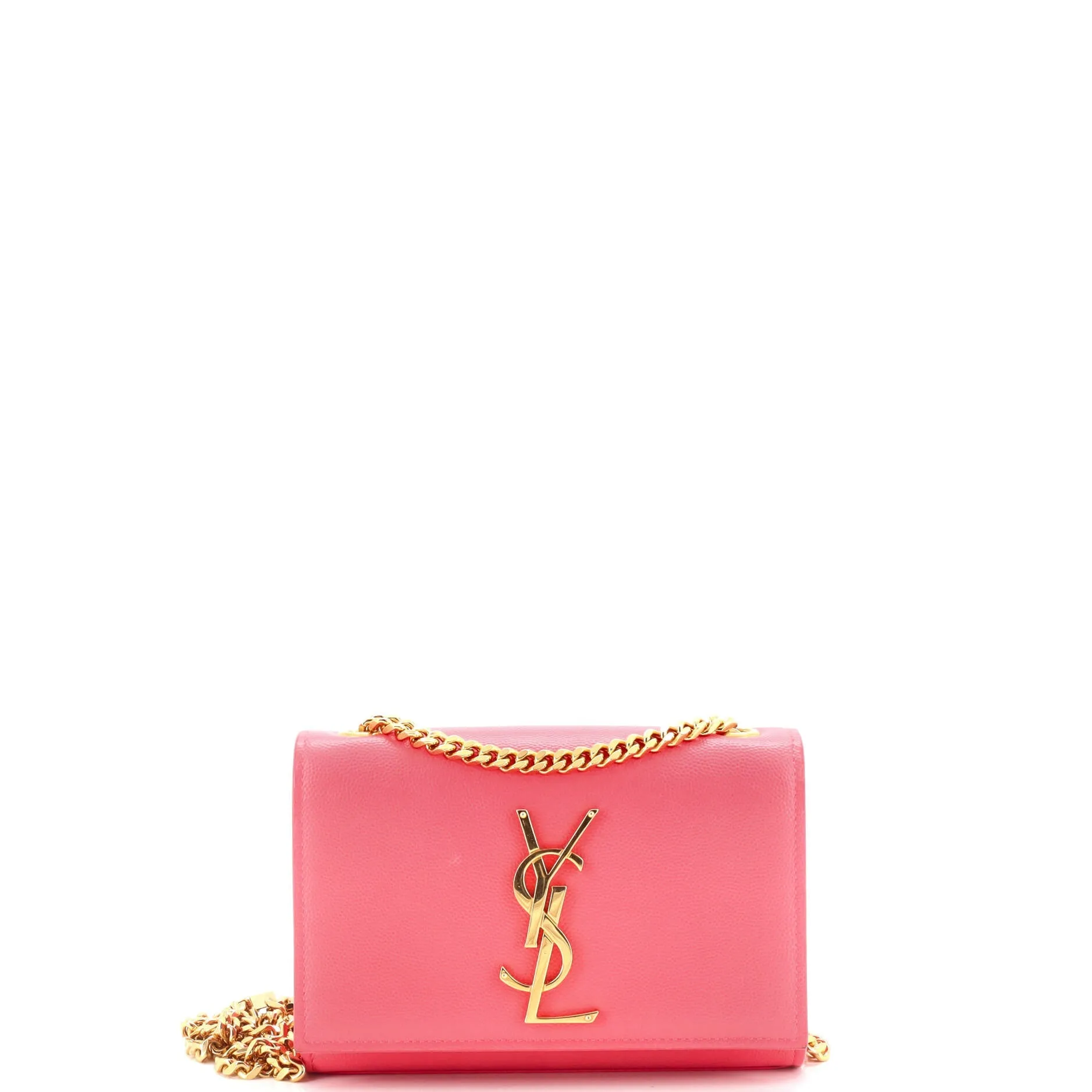 Classic Monogram Crossbody Bag Grainy Leather Small