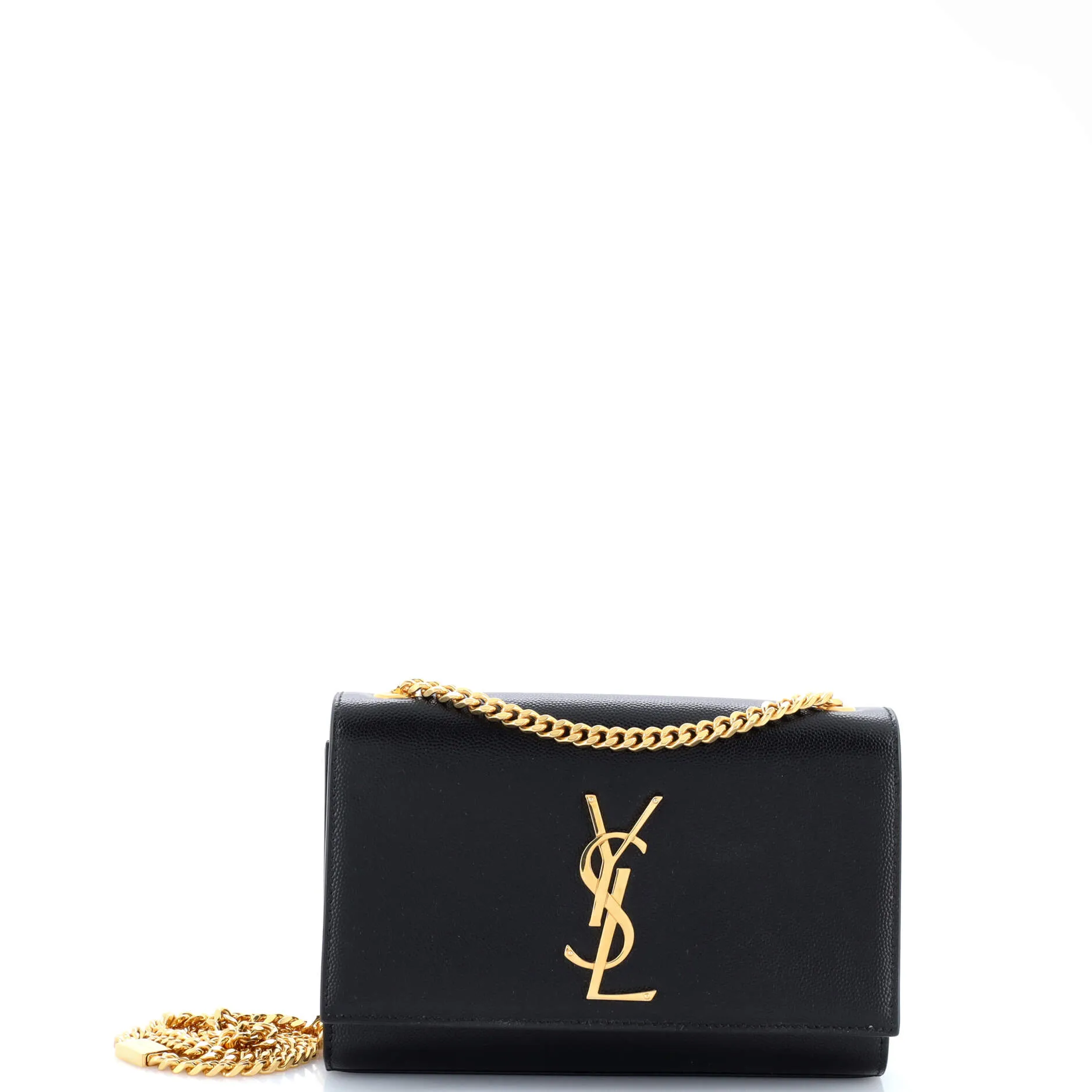 Classic Monogram Crossbody Bag Grainy Leather Small