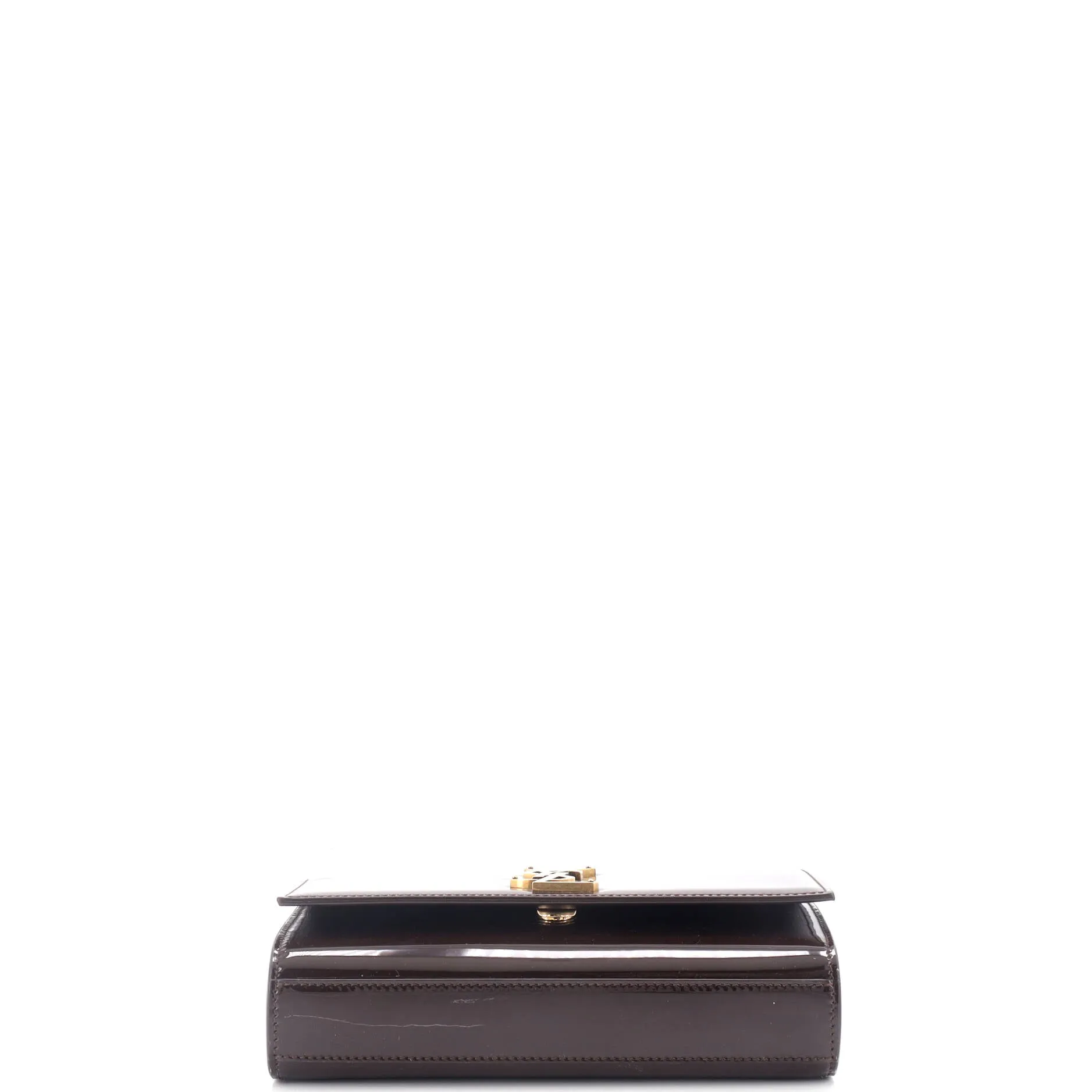 Classic Monogram Crossbody Bag Patent Small
