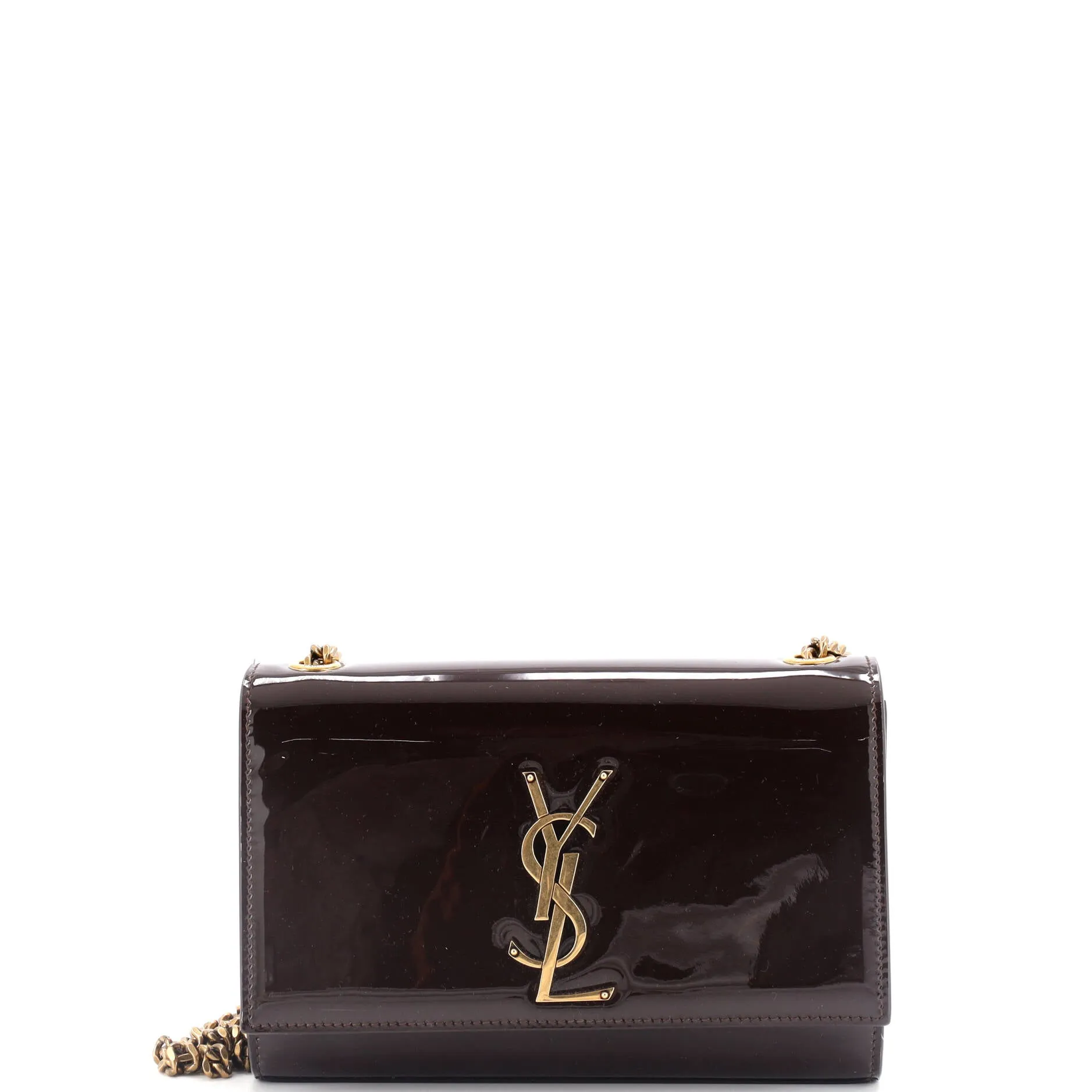 Classic Monogram Crossbody Bag Patent Small