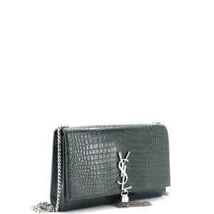 Classic Monogram Tassel Crossbody Bag Crocodile Embossed Leather Medium anti-theft crossbody bags sale