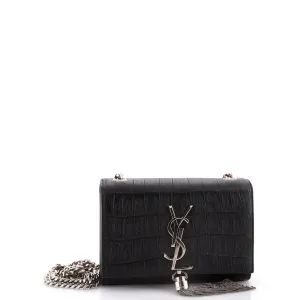 Classic Monogram Tassel Crossbody Bag Crocodile Embossed Leather Small anti-theft crossbody bags sale