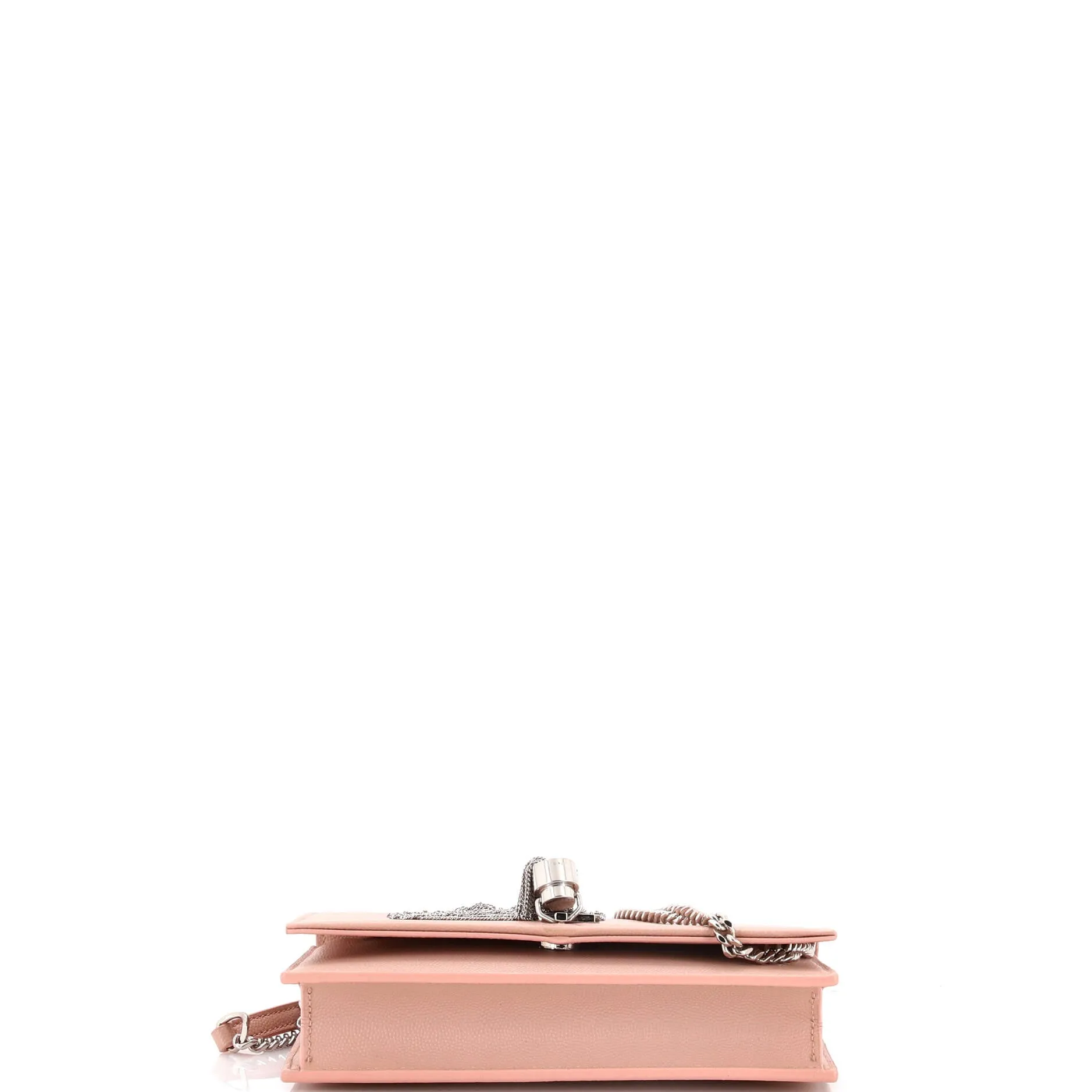 Classic Monogram Tassel Crossbody Bag Grainy Leather Small