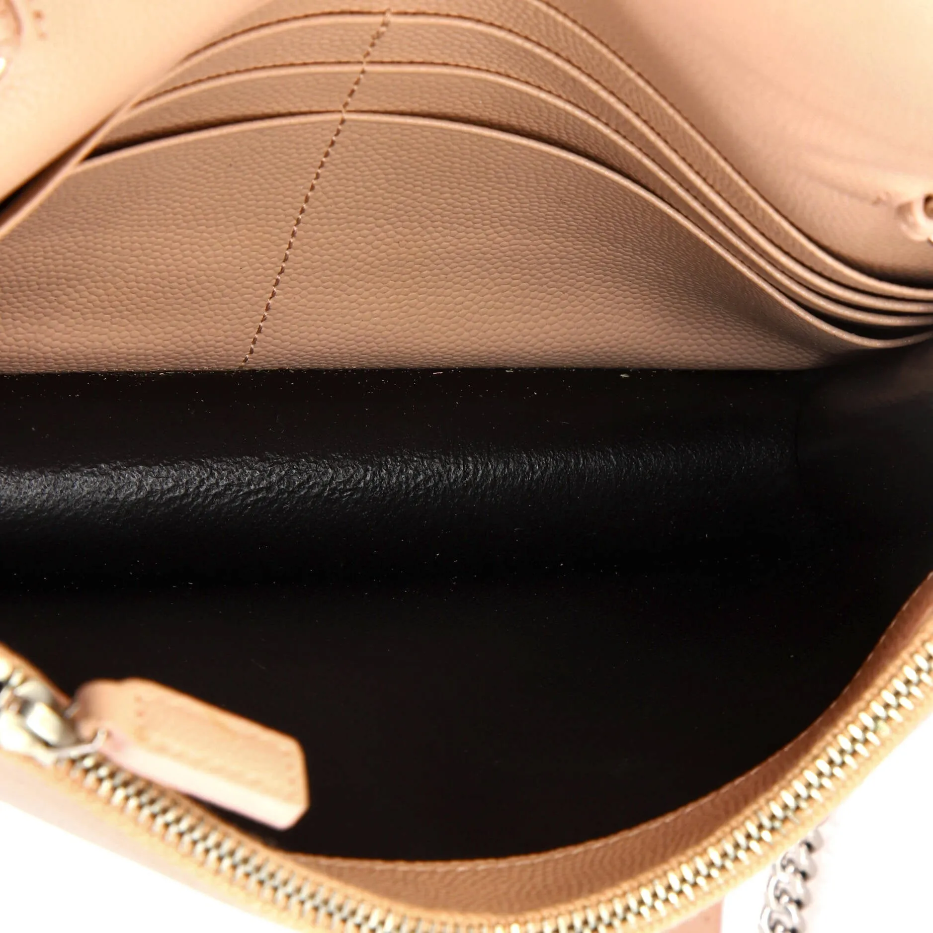 Classic Monogram Tassel Crossbody Bag Grainy Leather Small