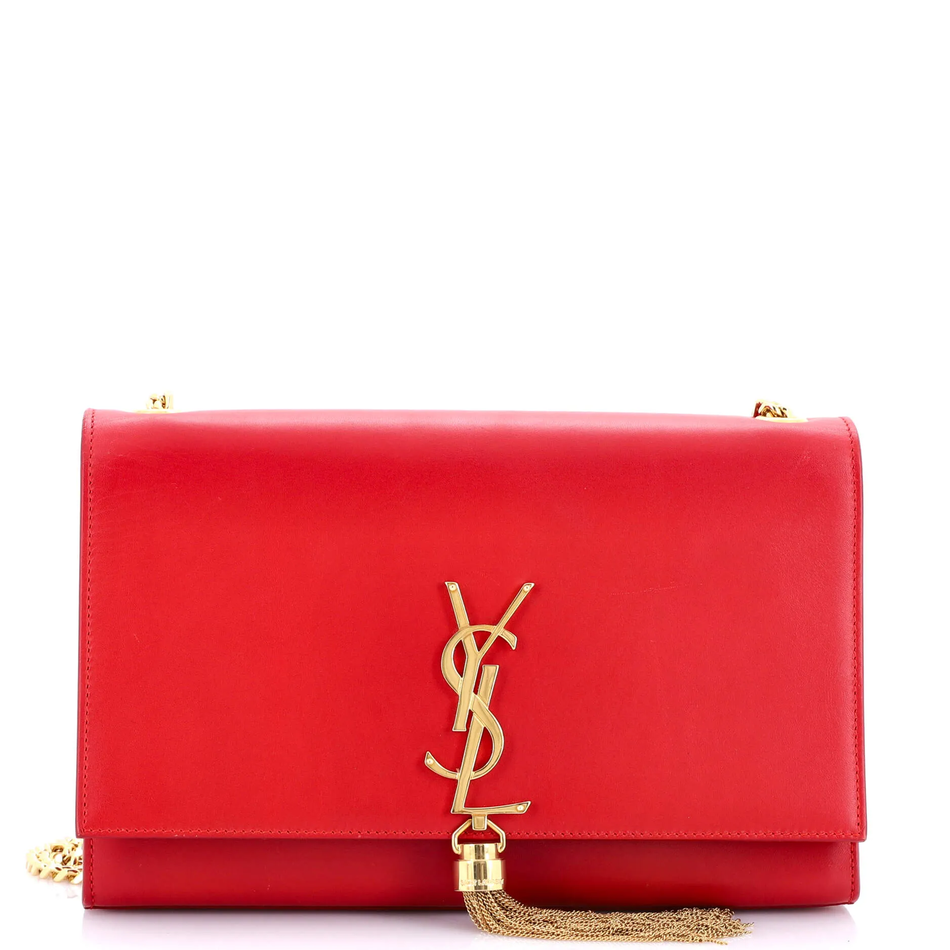 Classic Monogram Tassel Crossbody Bag Leather Medium