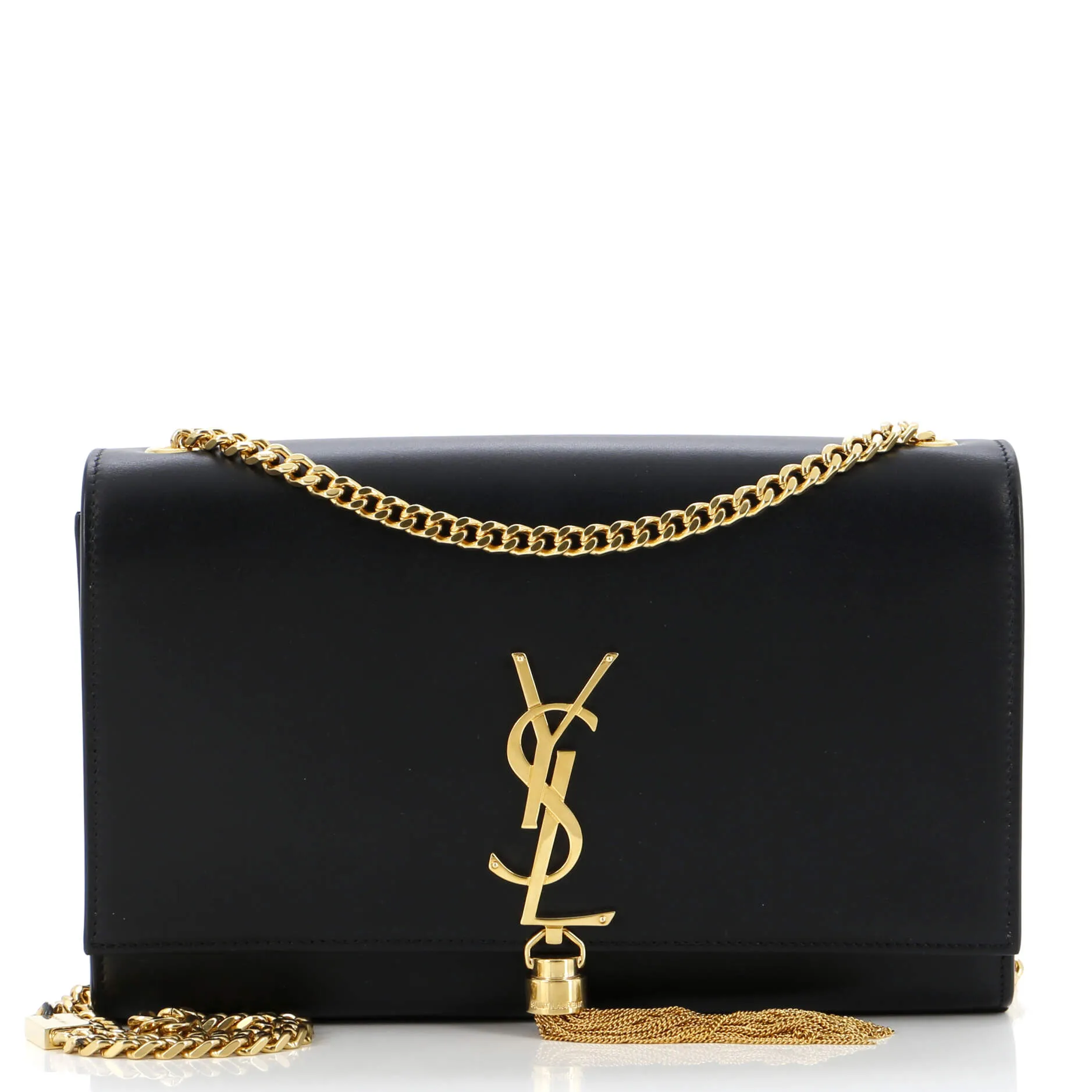 Classic Monogram Tassel Crossbody Bag Leather Medium