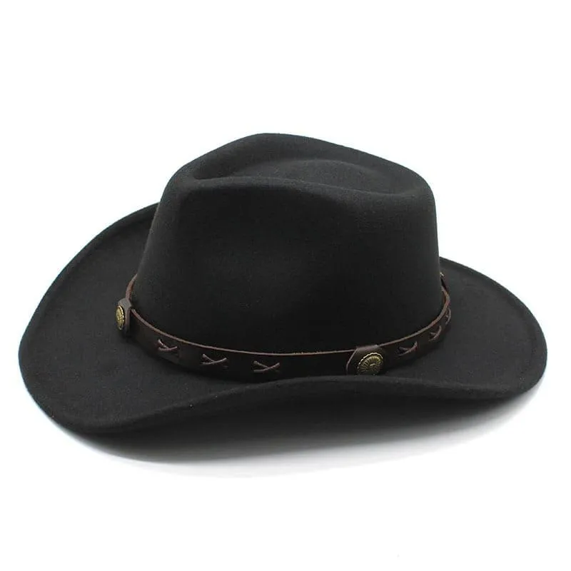 Clay Western Wool Cowboy Hat