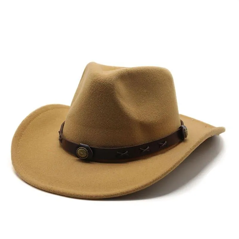 Clay Western Wool Cowboy Hat