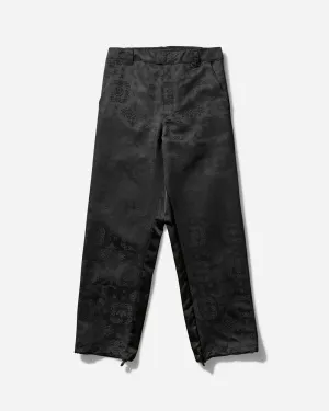 CLOT by Edison Chen Allover Print Trackpants Black Men's sweatshirt