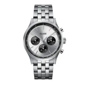 CLUSE Antheor Multifunction Silver Dial Stainless Steel Watch CW21007 