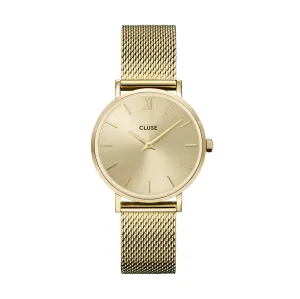 CLUSE Minuit Mesh Full Gold Watch CW10208 