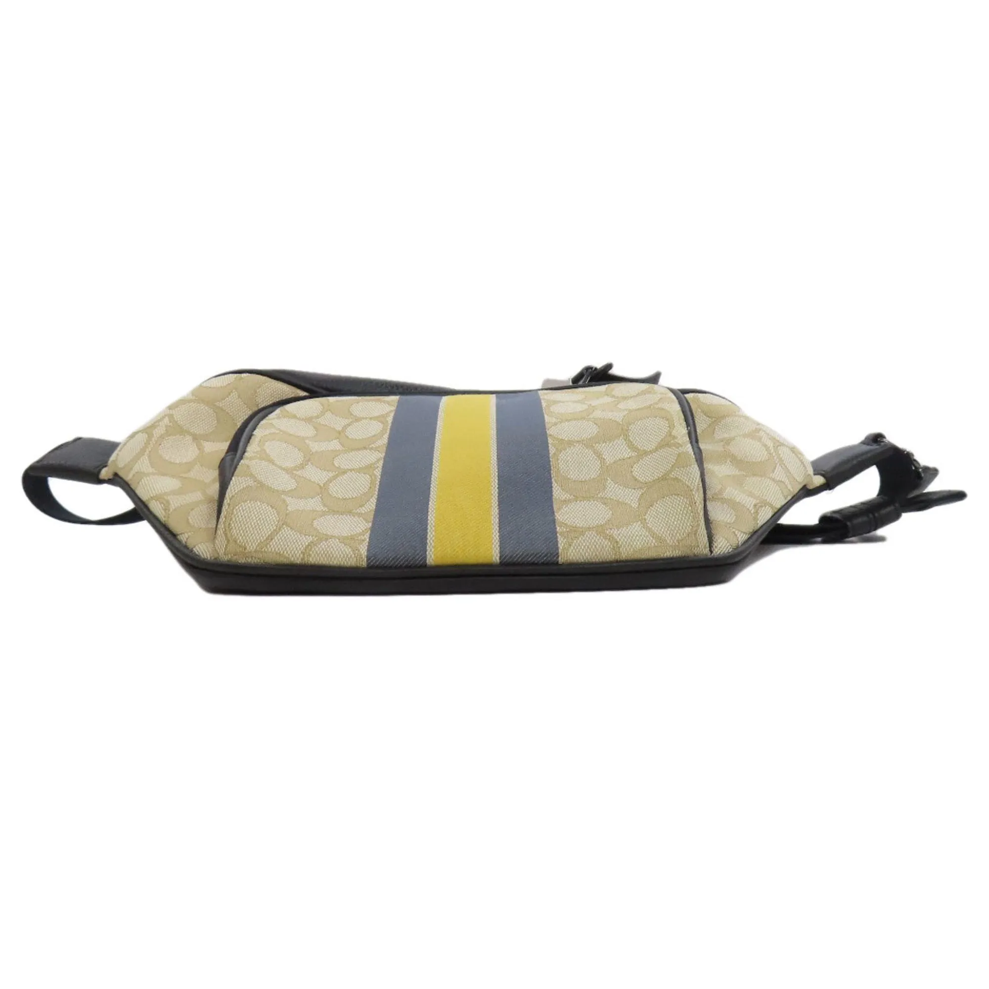 Coach   blue Canvas Fanny Pack Sling Bag (Pre-Owned)
