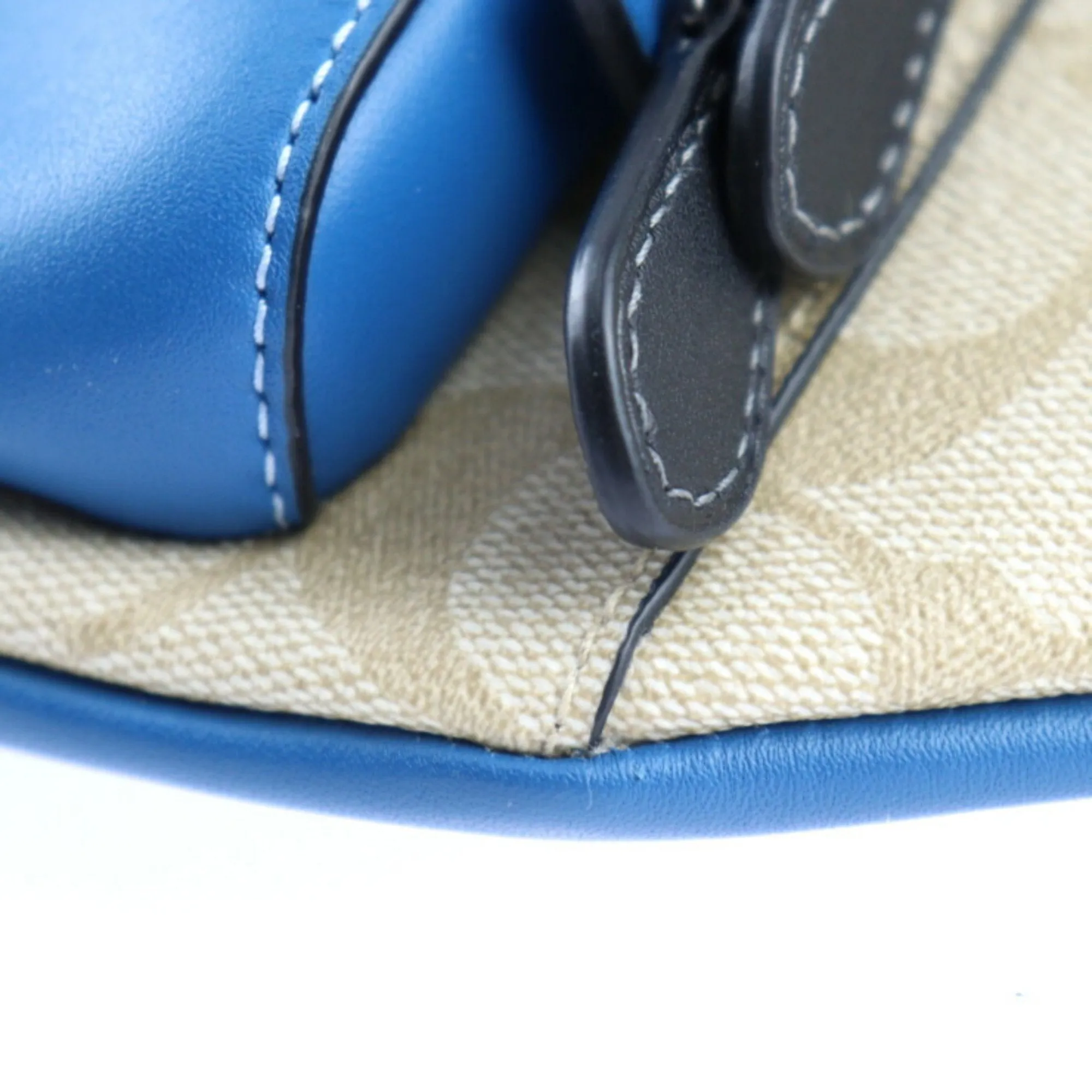 Coach   blue Pvc Leather Fanny Pack (Pre-Owned)
