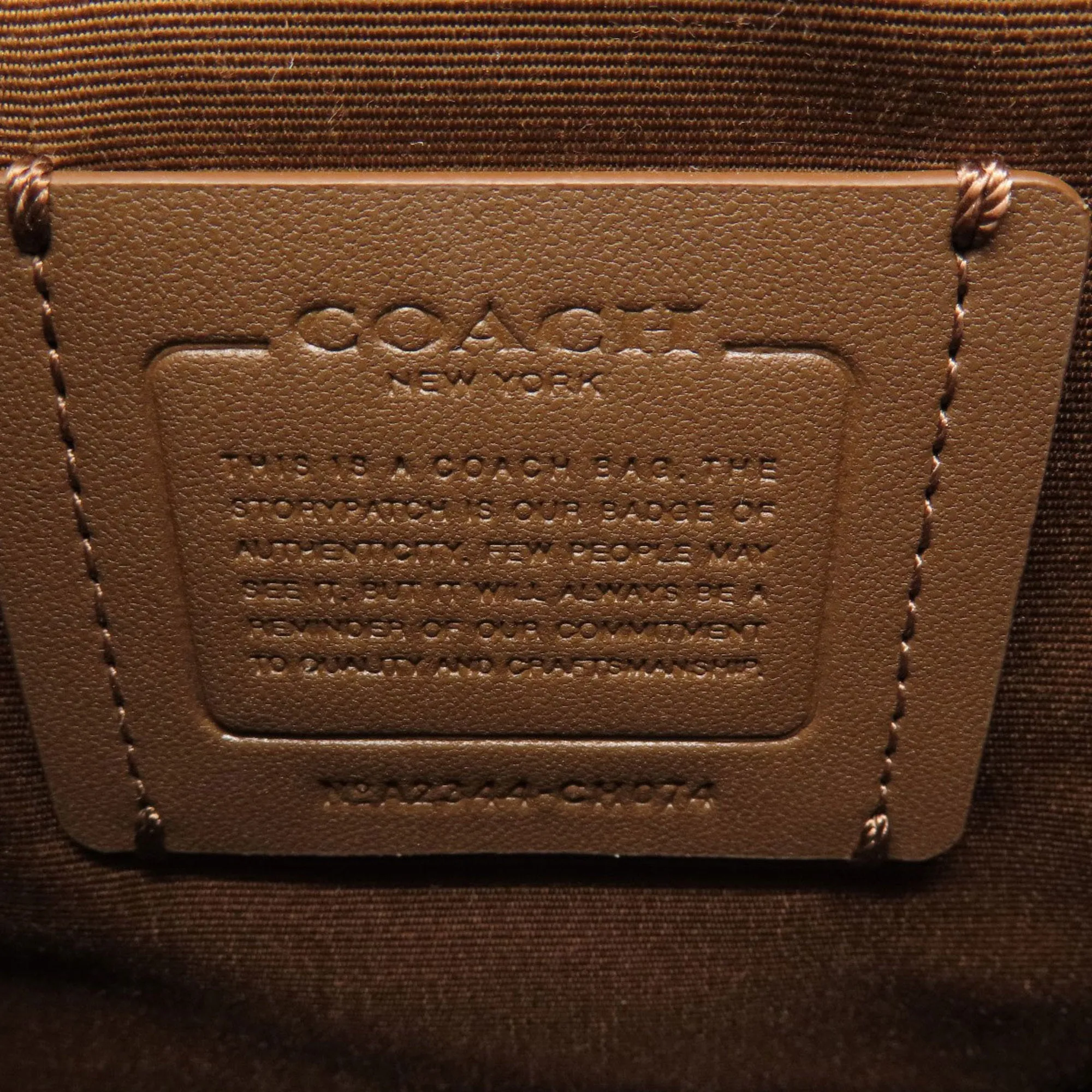 Coach Canvas Leather Sling Bag (Pre-Owned)