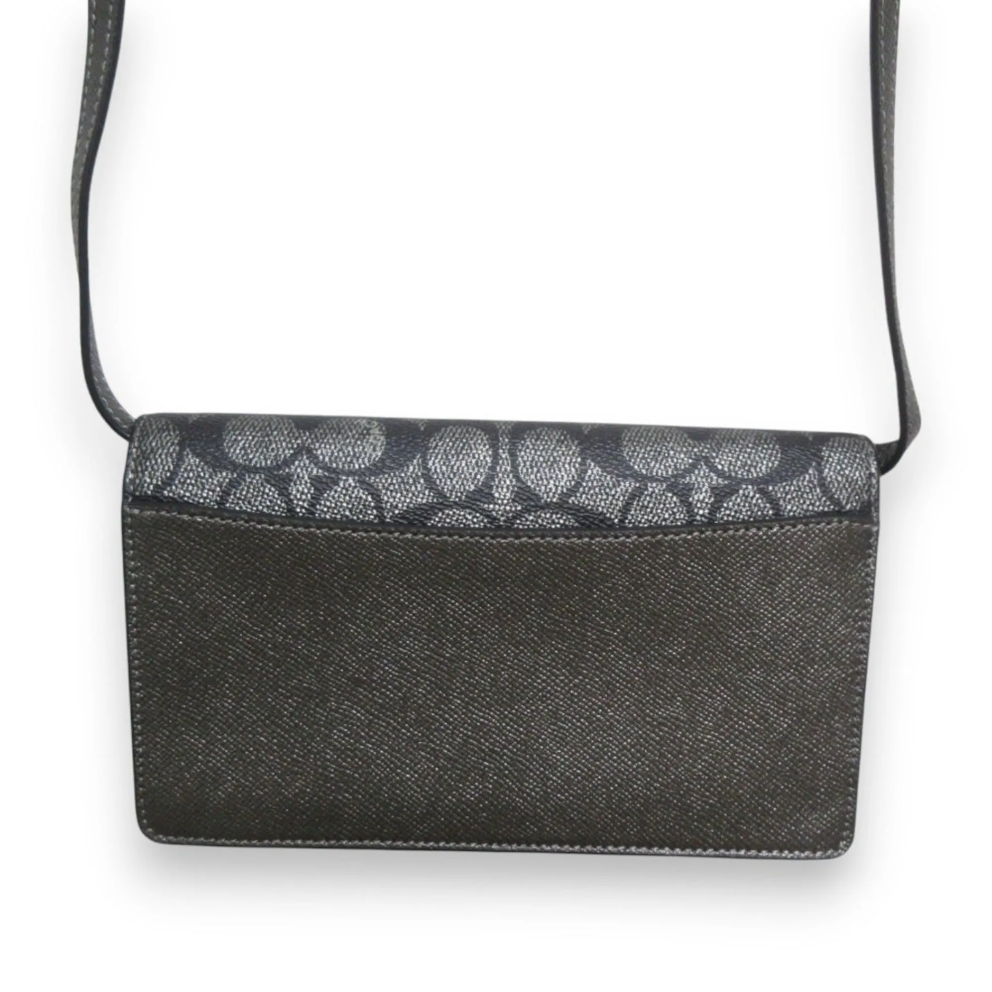 Coach Signature Line Canvas Sling Bag (Pre-Owned)