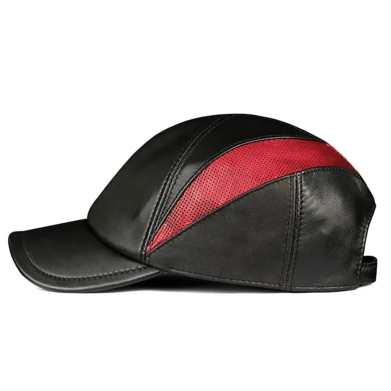 Coleman Genuine Leather Baseball Cap