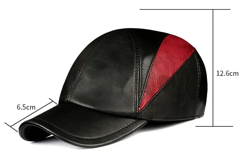 Coleman Genuine Leather Baseball Cap