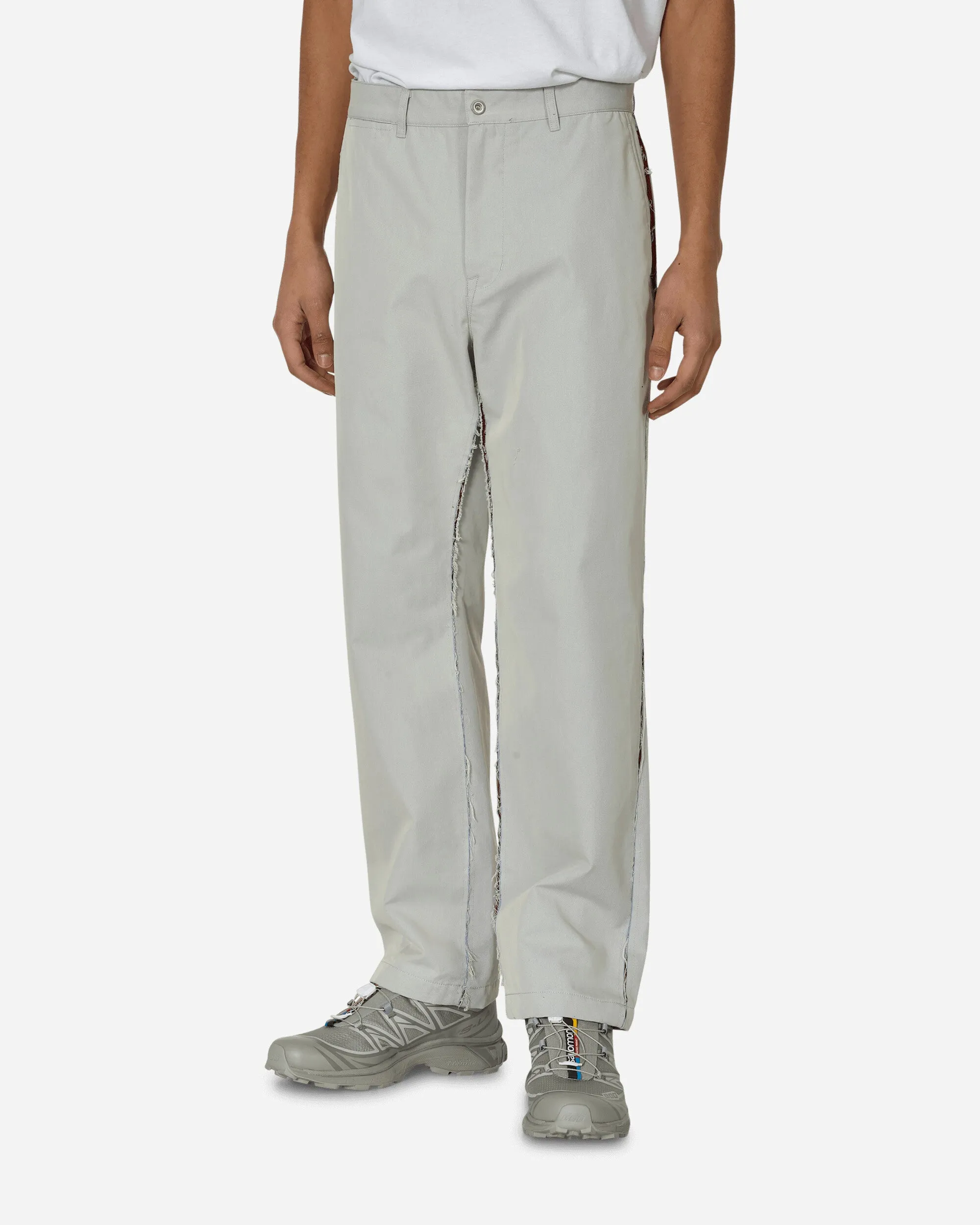 Contrast Mesh Panel Pants Light Grey Men's sweatshirt