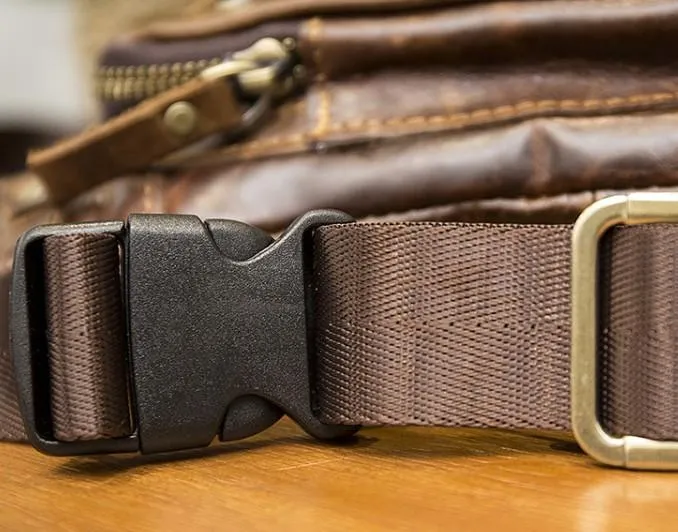 Cool Leather Mens Drop Leg Bag Belt Pouch Waist Bag Shoulder Bag for Men