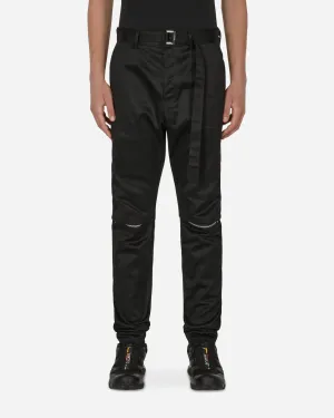Cotton Chino Knee Zip Pants Black Men's sweatshirt