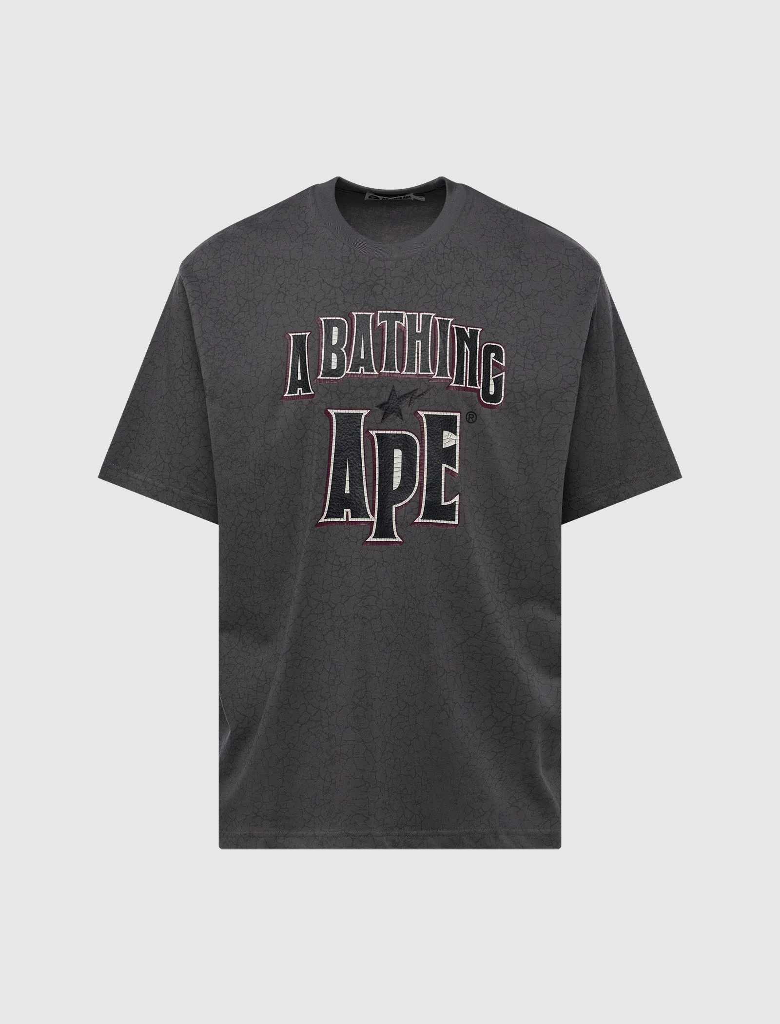 CRACK PRINT LOGO TEE men's T-shirts