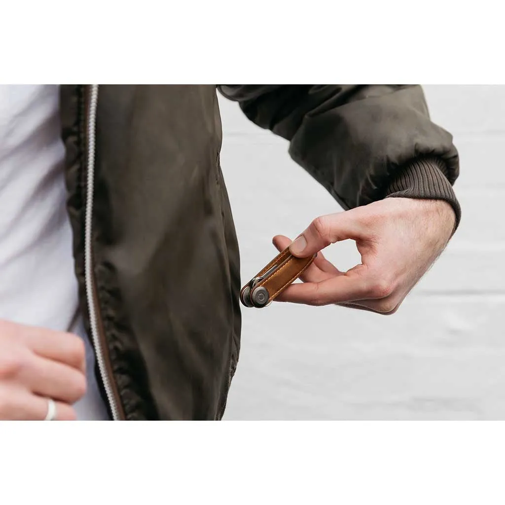 Crazy Horse Leather Key Organiser