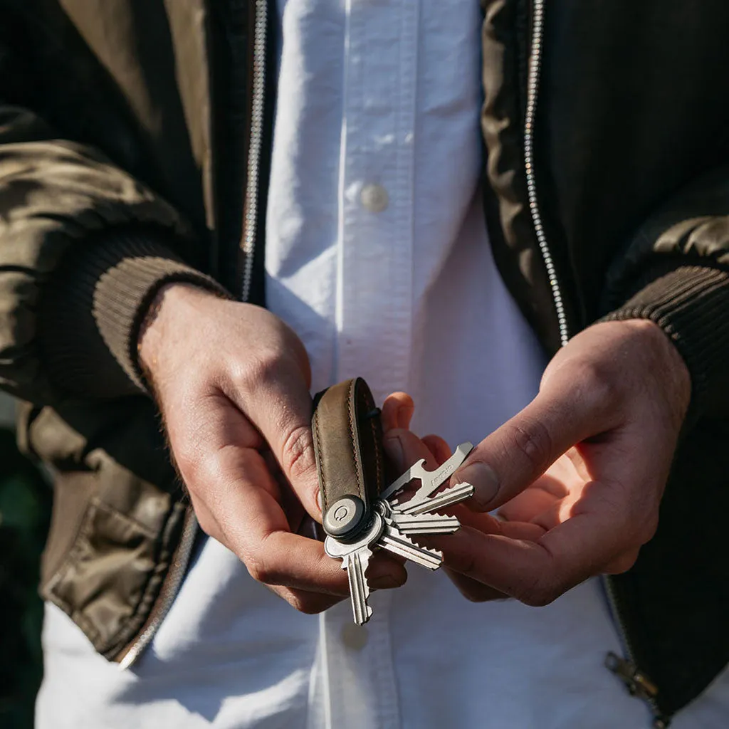 Crazy Horse Leather Key Organiser