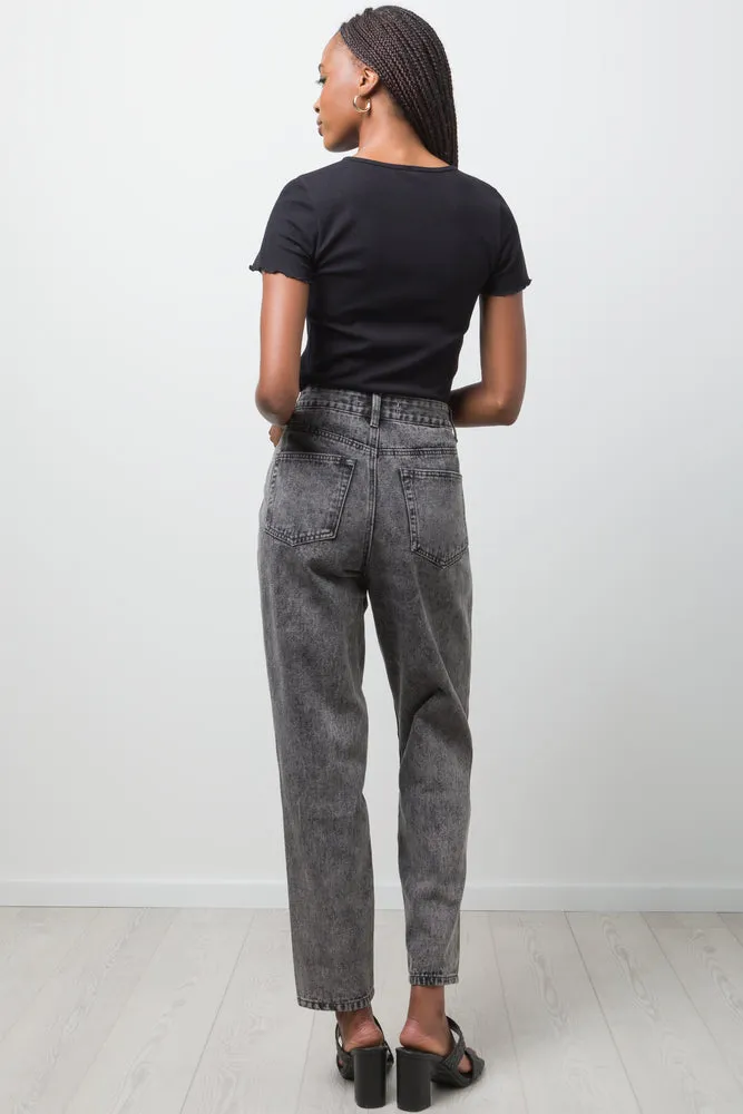 Crew Neck Short Sleeve T-Shirt Black