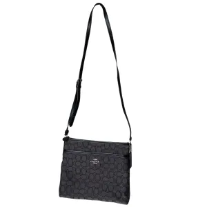 Crossbody Designer By Coach In Black & Grey, Size:Medium handbags outlet