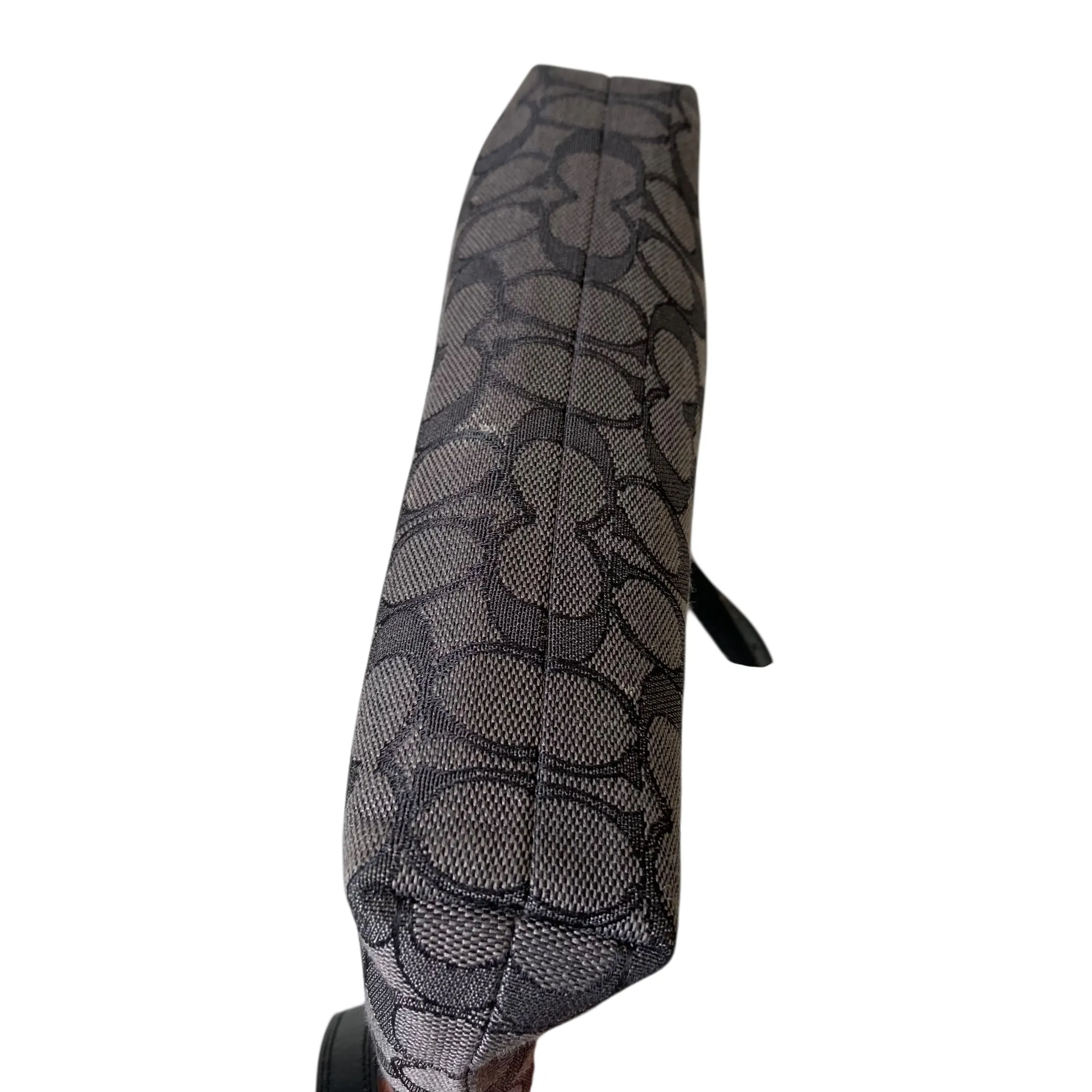 Crossbody Designer By Coach In Black & Grey, Size:Medium