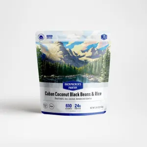 Cuban Coconut Rice and Black Beans portable camping kitchen set discount camping cookware kit sale olding camp kitchen box clearance