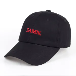 DAMN Cotton Baseball Cap stylish boater hat with ribbon on model