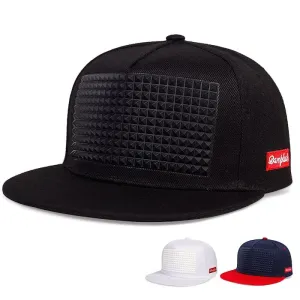 Damplush Cotton Snapback Cap stylish boater hat with ribbon on model