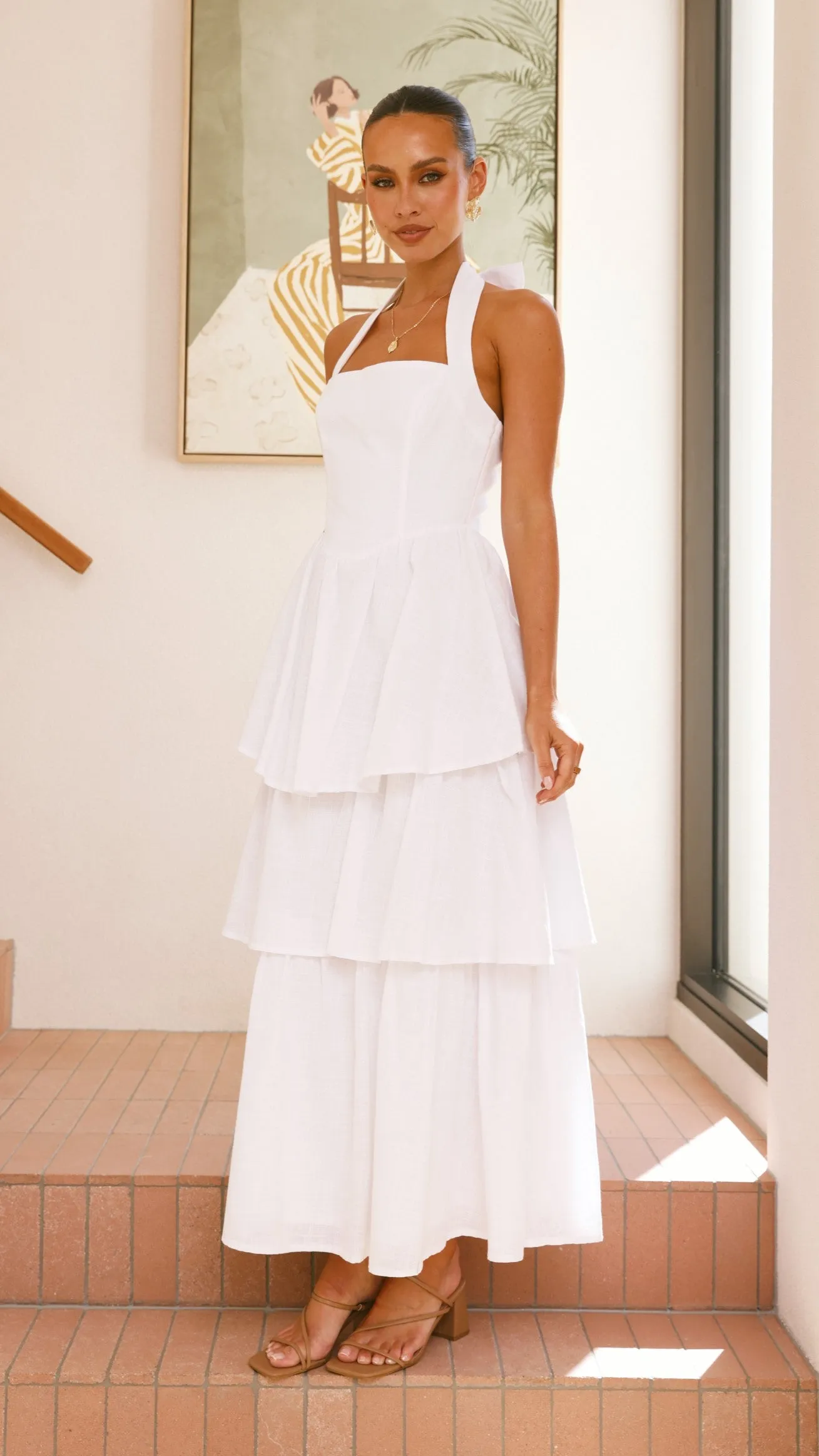 Danais Maxi Dress - White
