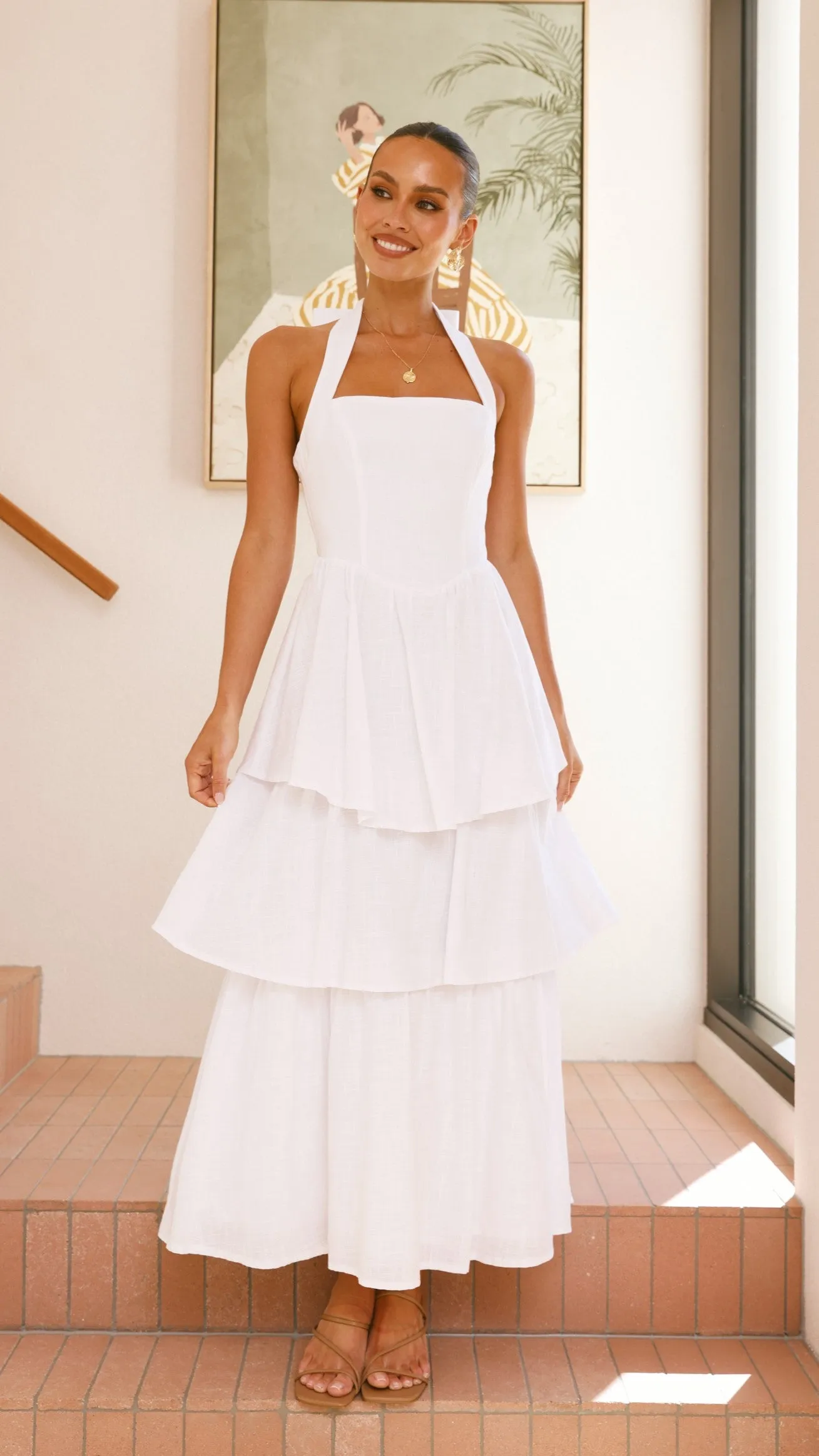 Danais Maxi Dress - White