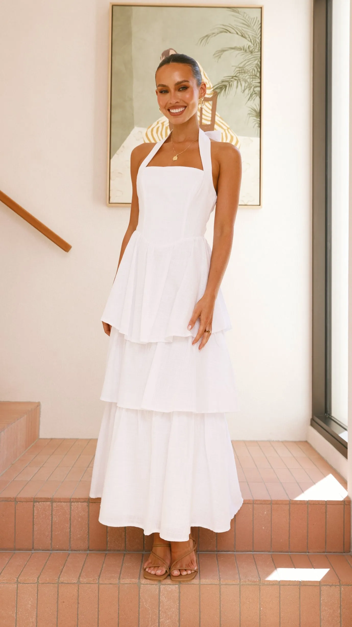 Danais Maxi Dress - White