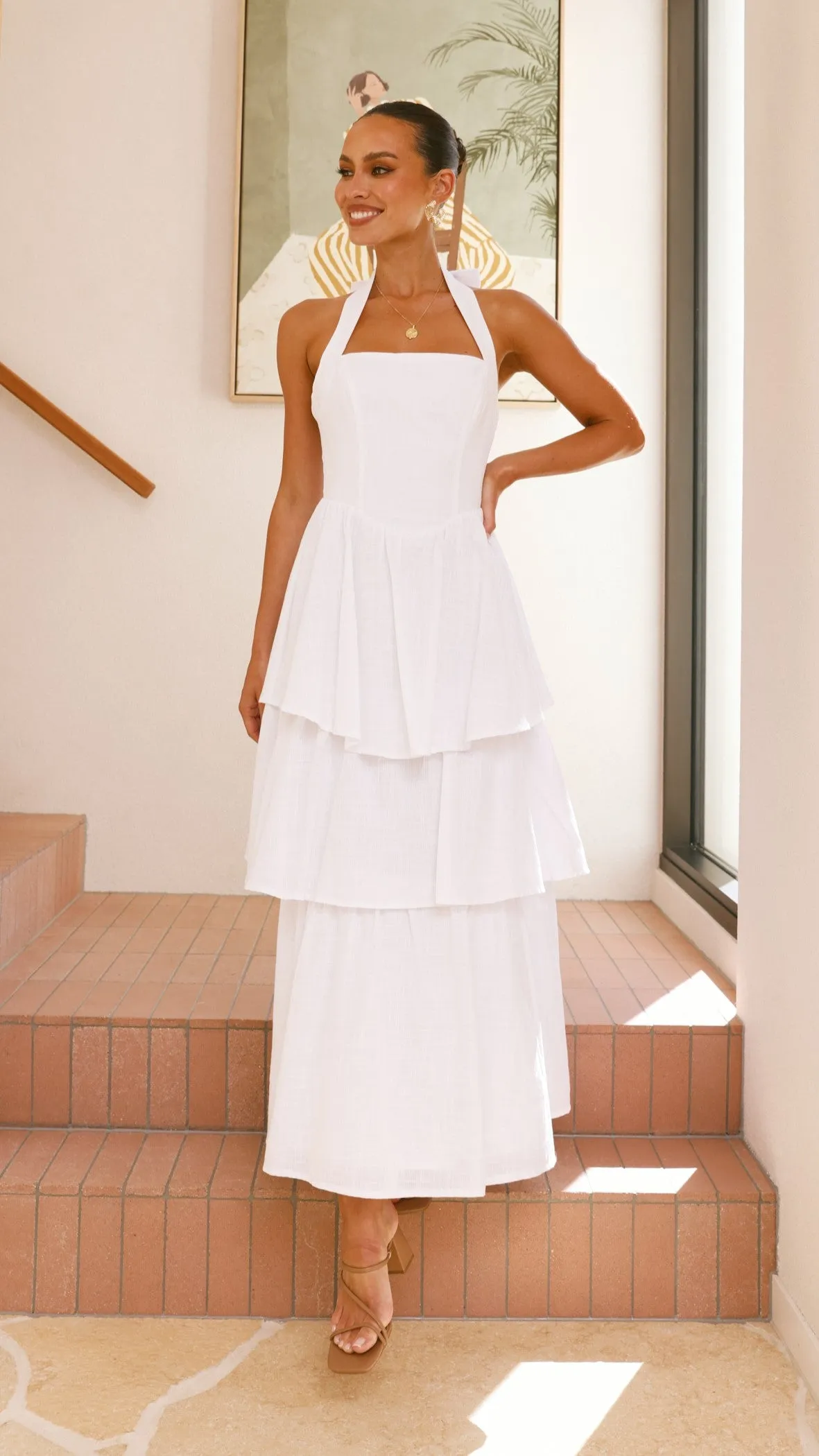 Danais Maxi Dress - White