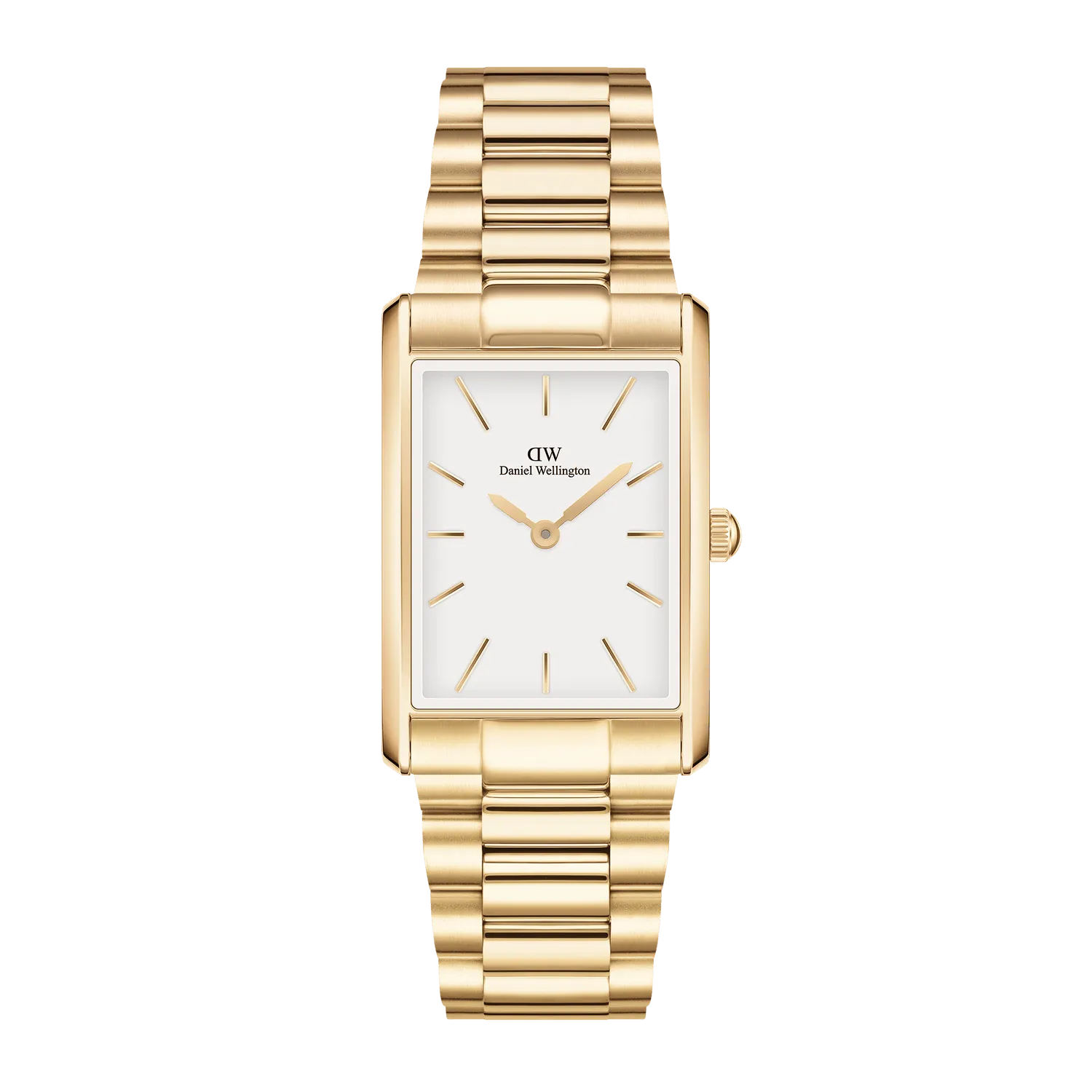 Daniel Wellington Bound 3-Link Gold White Dial Watch DW00100703 