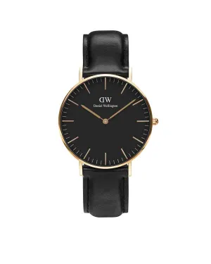 Daniel Wellington Classic 36 Sheffield Gold Black Watch 
