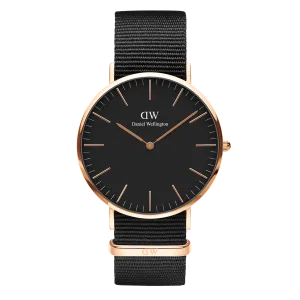 Daniel Wellington Classic 40mm Cornwall Men's Black Watch DW00100148 