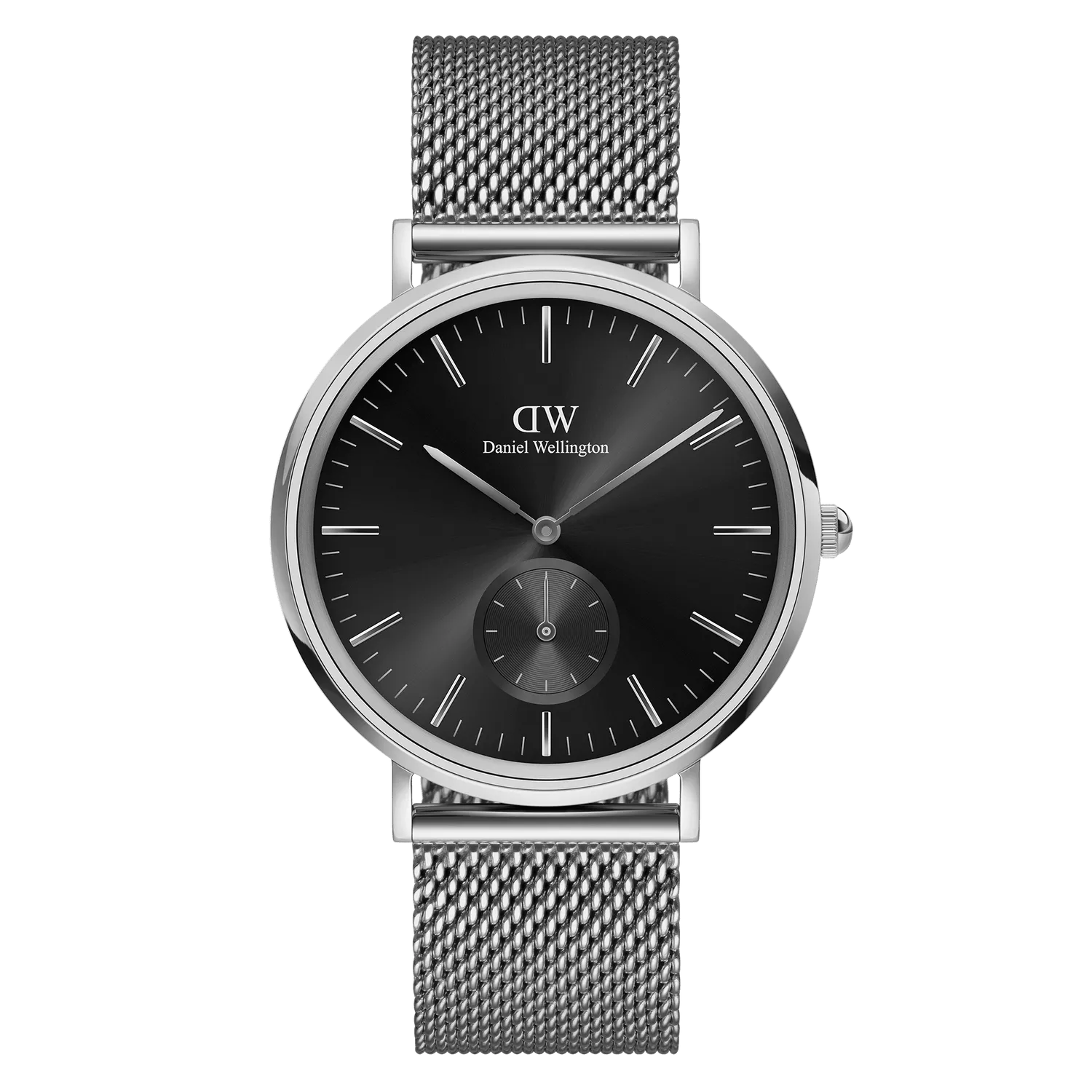 Daniel Wellington Classic Multi-Eye Sterling Onyx Silver Dial Watch DW00100711 