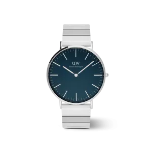 Daniel Wellington Classic Piano Link Arctic Silver Watch 