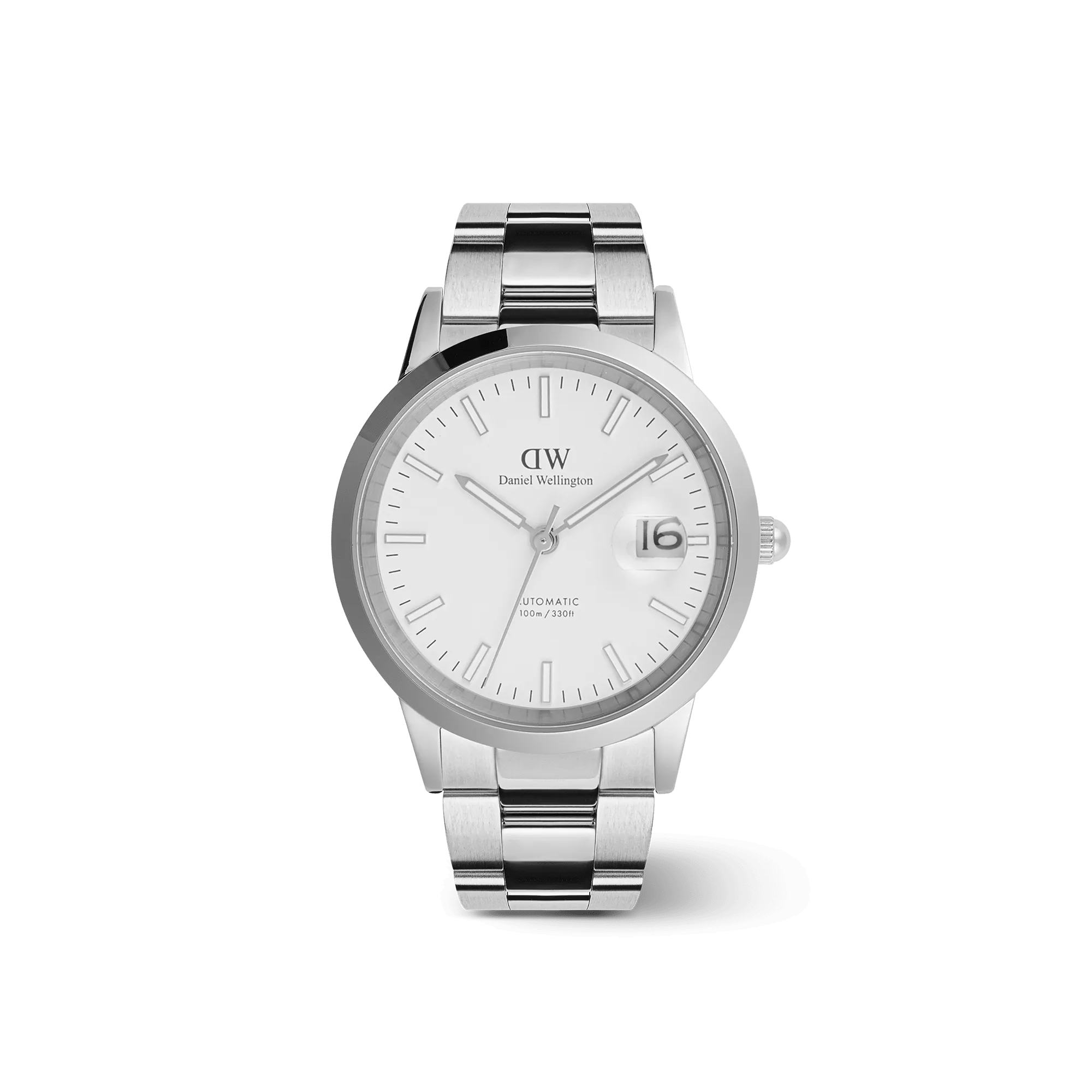 Daniel Wellington Iconic Link Automatic Silver Watch 
