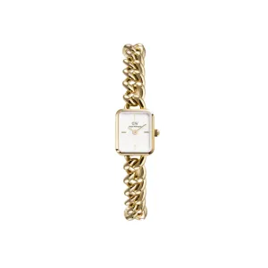 Daniel Wellington Jolie Gold Chain White Dial Watch DW00100836 