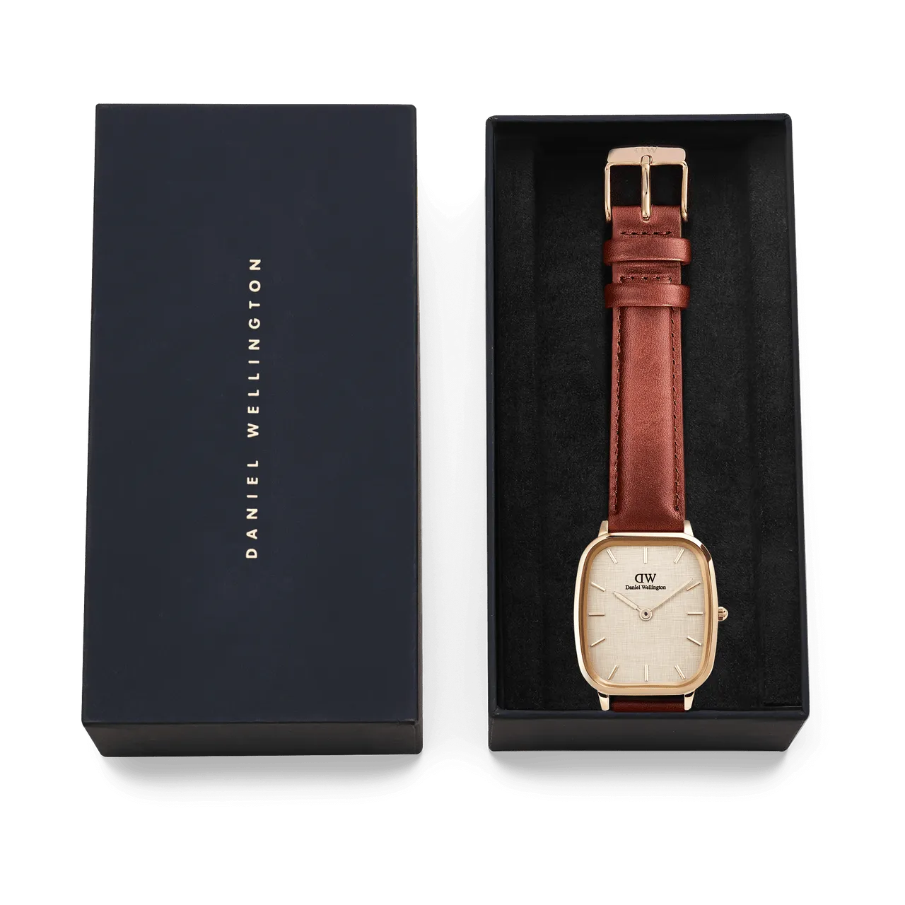Daniel Wellington Marlon St Mawes Vintage Linen Pattern Dial Watch DW00100816