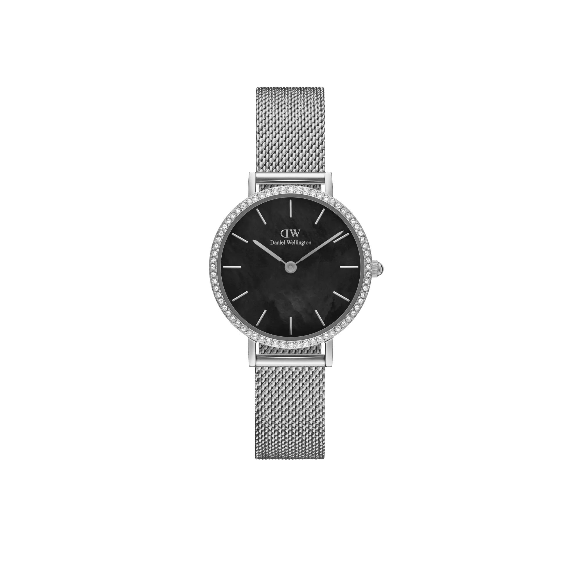 Daniel Wellington Petite 28mm Bezel Mesh Black Watch DW00100661 